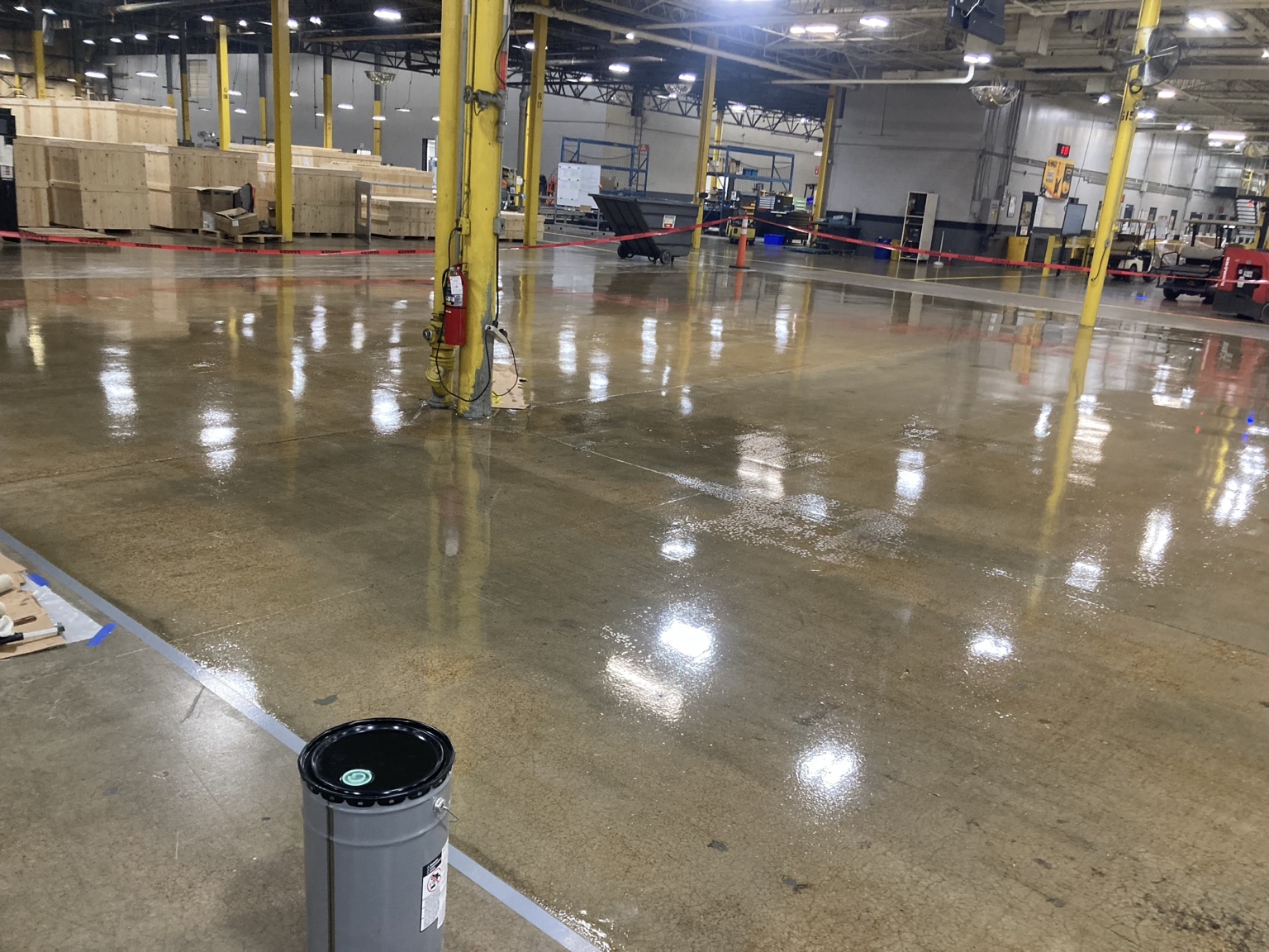 Industrial concrete resurfacing